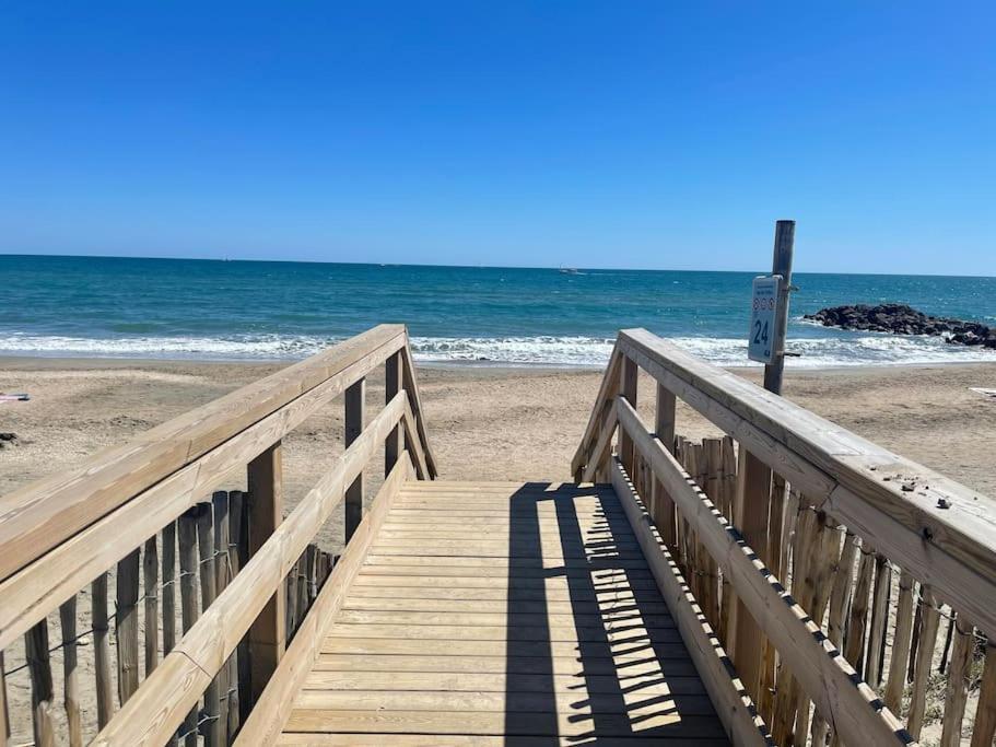 Appart Frontignan Sur La Plage, Piscine, Wifi, Tv, Netflix Exterior photo